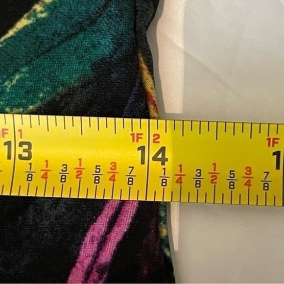 Carmen Marc Valvo Leaf Print Ruched BodyCon Dress NWOT Size S - Picture 11 of 12